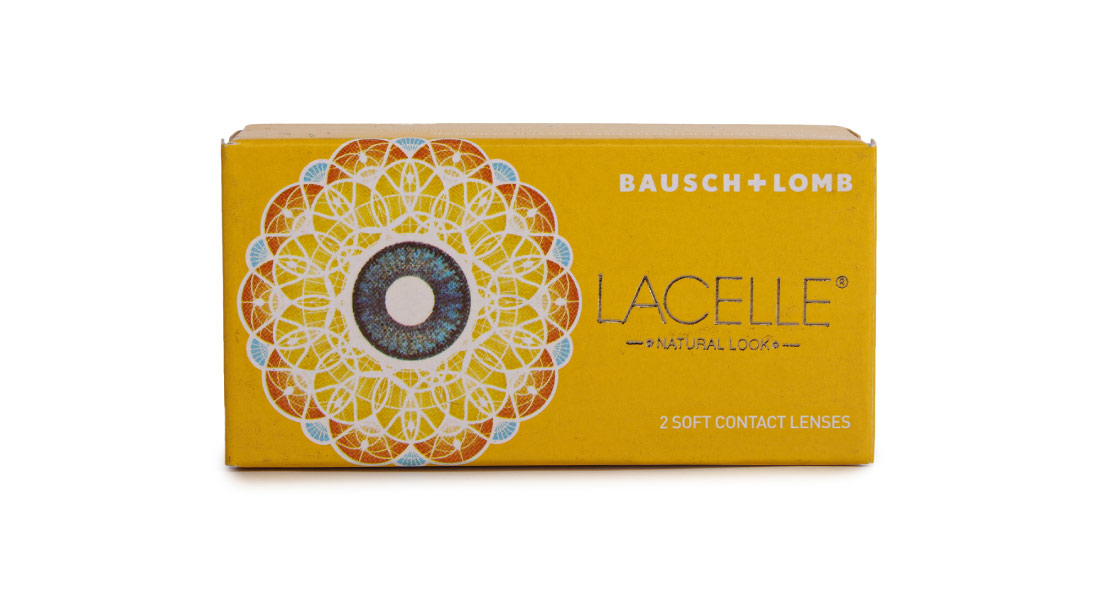 Image 1 of Dark Hazel Color Zero Power Quarterly Disposable Lacelle Natural Look By Bausch and Lomb - 2 lens per Box from Bausch and Lomb Available at Titan Eye+