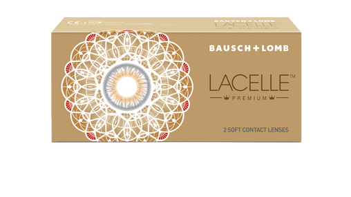 Image 2 of Pure Hazel Color Zero Power Monthly Disposable Lacelle Premium By Bausch and Lomb - 2 lens per Box from Bausch and Lomb Available at Titan Eye+