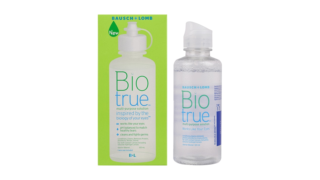 Image 1 of Bio True Solution 120ml from Bausch and Lomb Available at Titan Eye+