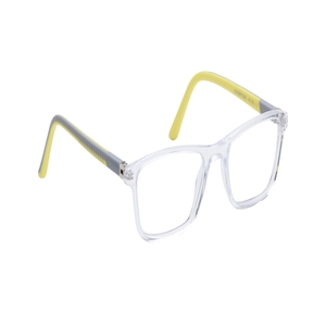 Image 2 of Transparent Rectangle Eyeglasses for Kids from Dash Available at Titan Eye+