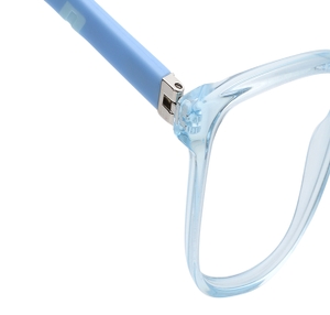 Image 2 of Blue Wayfarer Eyeglasses for Kids from Dash Available at Titan Eye+