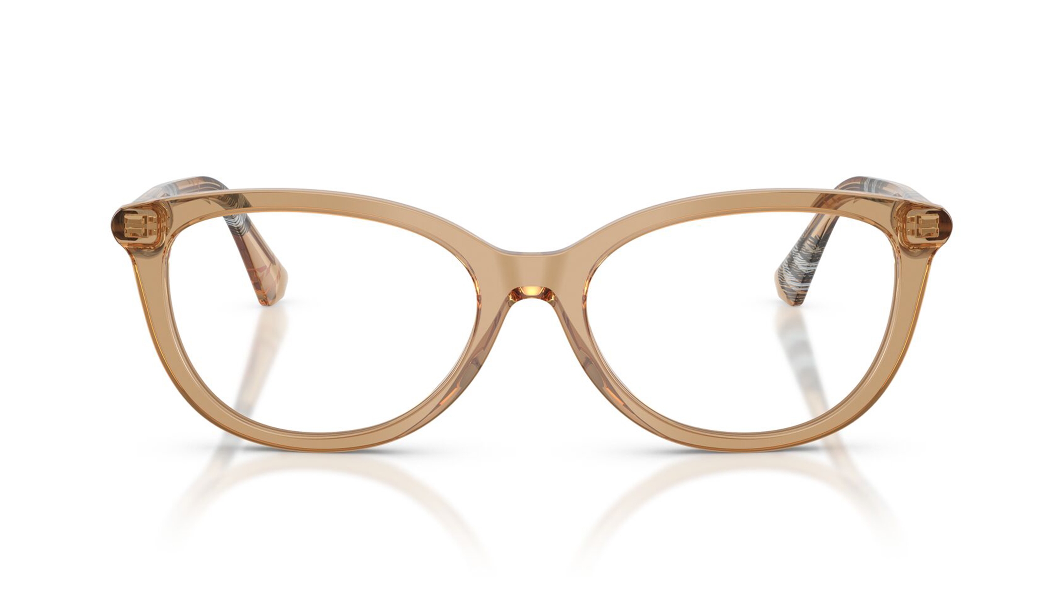 Image 1 of Brown CatEye Eyeglasses for Women from Burberry Available at Titan Eye+