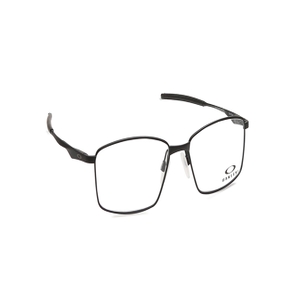 Image 2 of Black Rectangle Eyeglasses for Men from Oakley Available at Titan Eye+