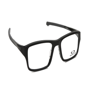 Image 2 of Black Rectangle Eyeglasses for Men from Oakley Available at Titan Eye+