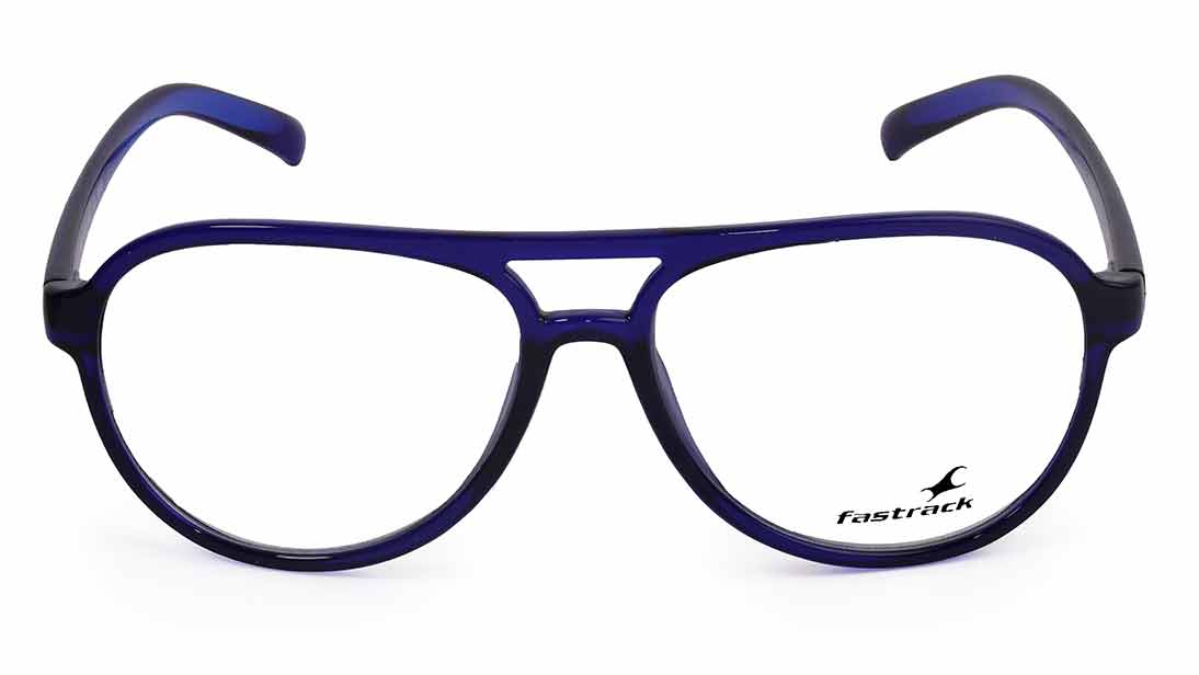 Image 1 of Blue Aviator Eyeglasses for Men and Women from Fastrack Available at Titan Eye+