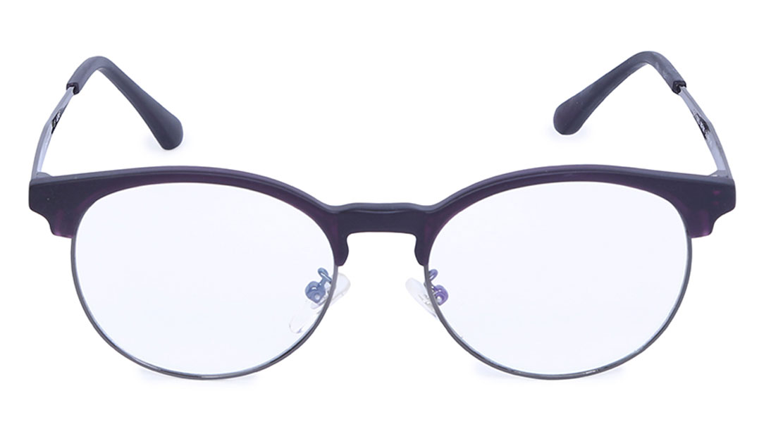 Image 1 of Purple Round Eyeglasses for Men from Fastrack Available at Titan Eye+