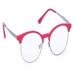 Image 2 of Red Clubmaster Eyeglasses for Men from Fastrack Available at Titan Eye+