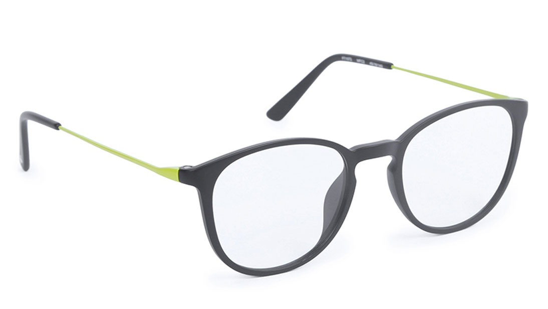 Image 1 of Black Rectangle Eyeglasses for Men and Women from Fastrack Available at Titan Eye+