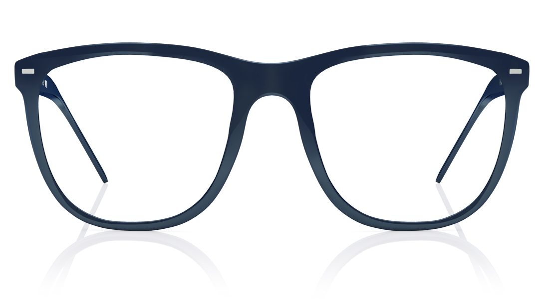 Image 1 of Blue Square Eyeglasses for Men and Women from Fastrack Available at Titan Eye+