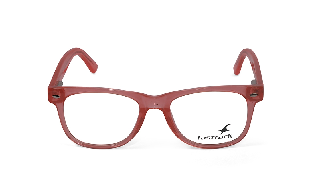 Image 1 of Red Wayfarer Eyeglasses for Women from Fastrack Available at Titan Eye+