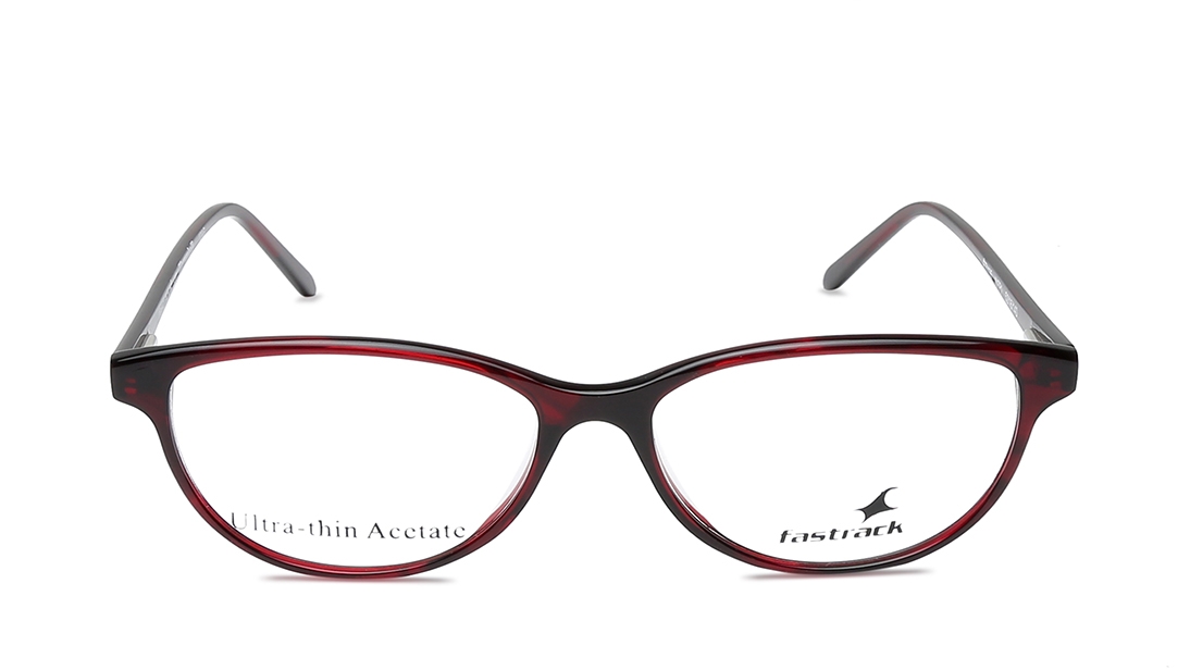 Image 1 of Red Rectangle Eyeglasses for Women from Fastrack Available at Titan Eye+