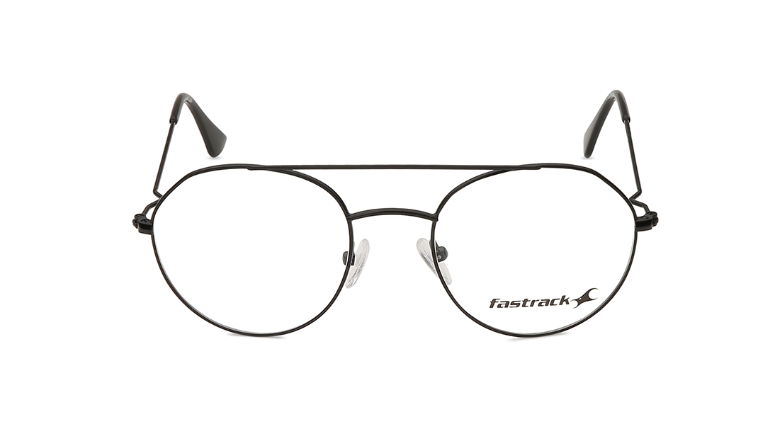 Image 1 of Black Aviator Eyeglasses for Men from Fastrack Available at Titan Eye+