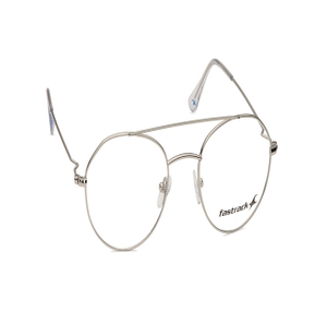 Image 2 of Silver Aviator Eyeglasses for Men from Fastrack Available at Titan Eye+
