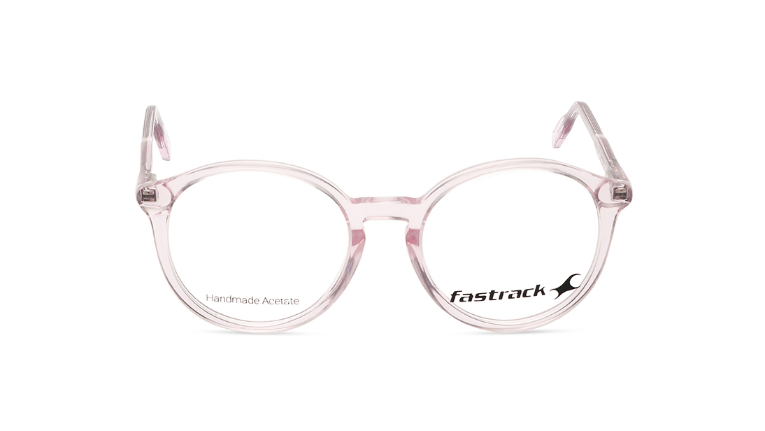 Image 1 of Pink Round Eyeglasses for Men and Women from Fastrack Available at Titan Eye+
