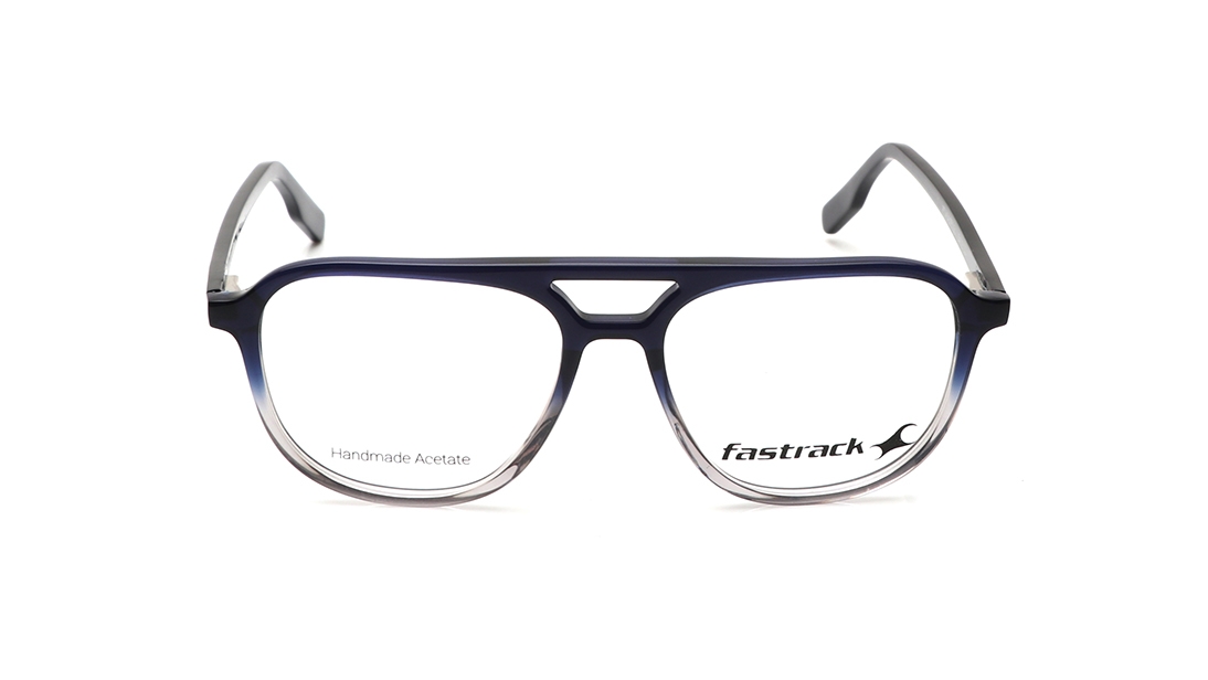 Image 1 of Blue Navigator Eyeglasses for Men and Women from Fastrack Available at Titan Eye+