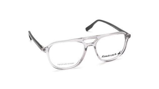 Image 2 of Grey Aviator Eyeglasses for Men and Women from Fastrack Available at Titan Eye+