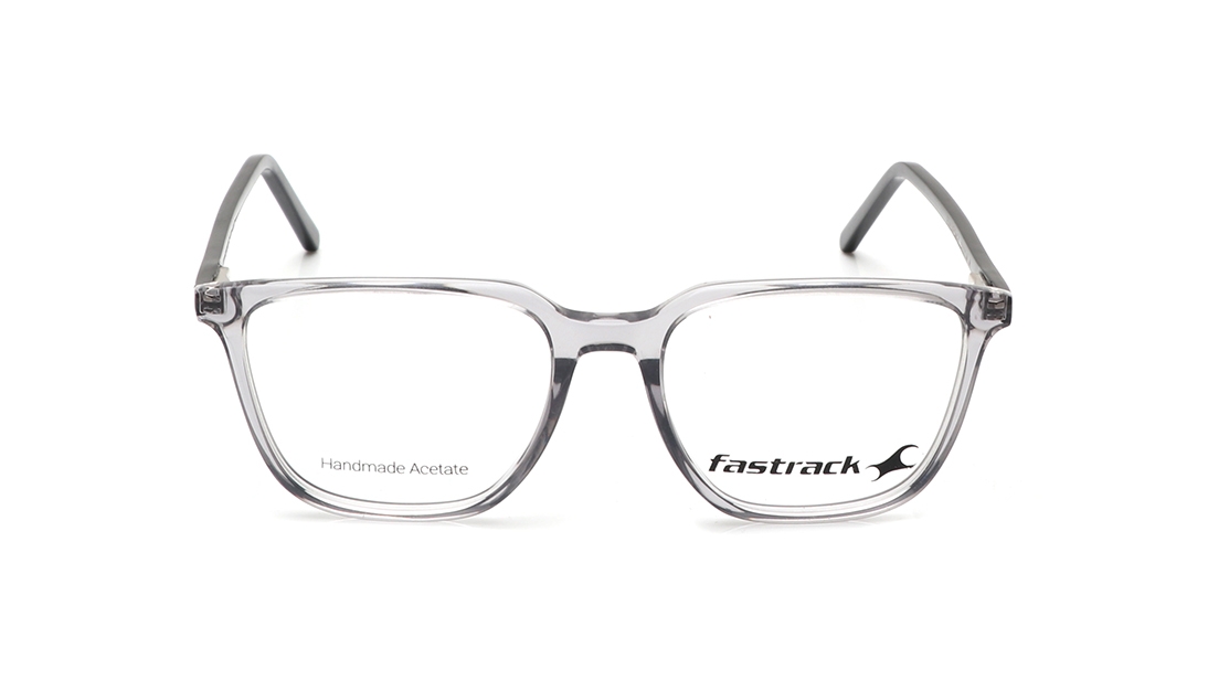 Image 1 of Grey Square Eyeglasses for Men and Women from Fastrack Available at Titan Eye+