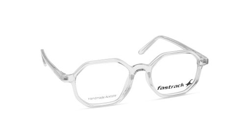 Image 2 of Transparent Hexagon Eyeglasses for Women from Fastrack Available at Titan Eye+