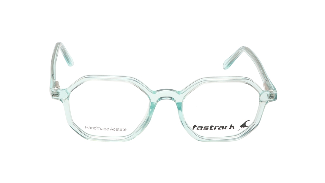 Image 1 of Green Hexagon Eyeglasses for Women from Fastrack Available at Titan Eye+