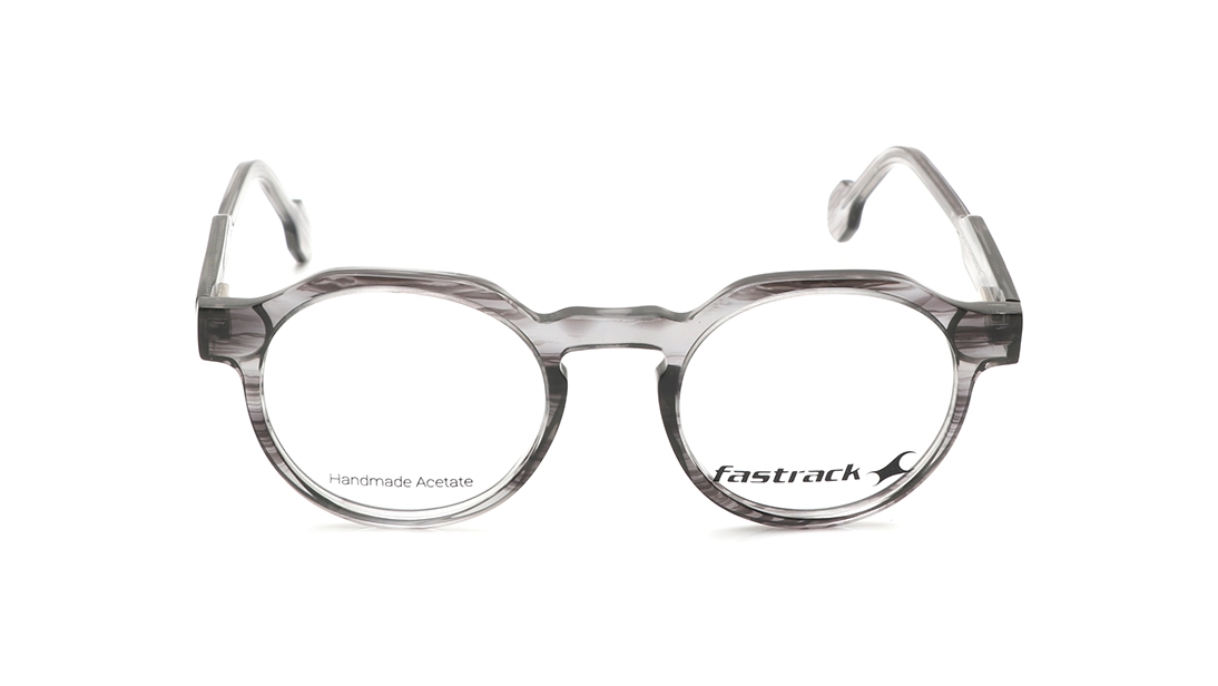 Image 1 of Grey Round Eyeglasses for Men and Women from Fastrack Available at Titan Eye+