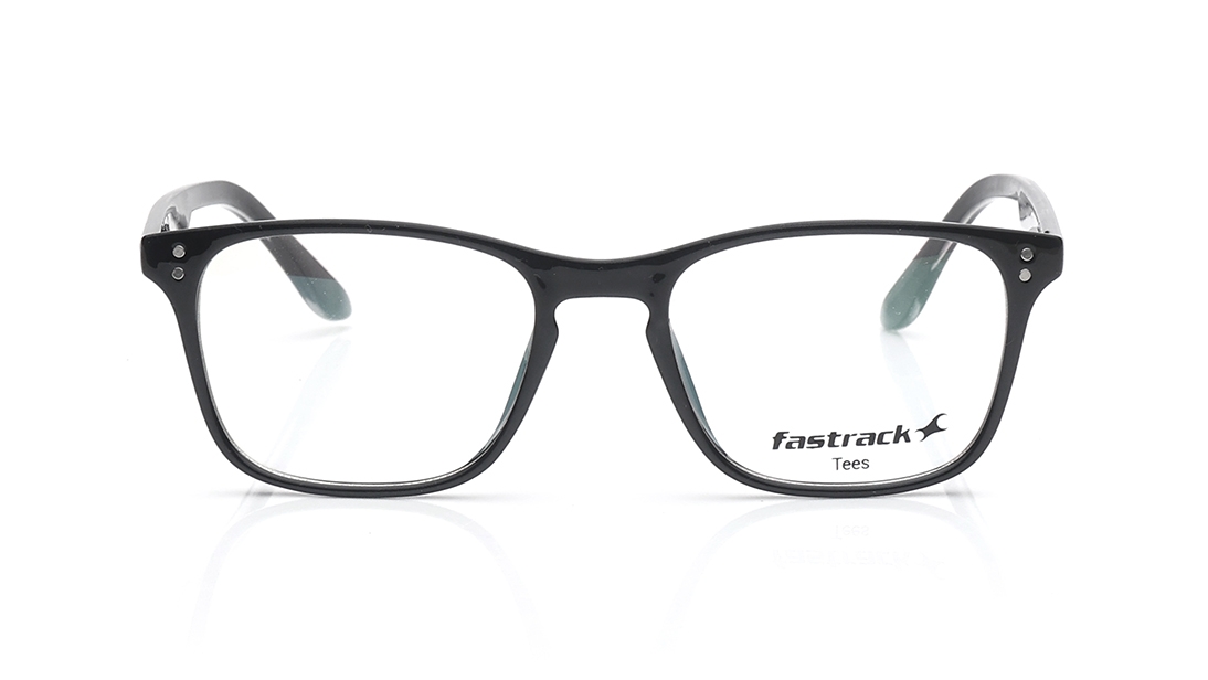 Image 1 of Black Rectangle Computer Glasses for Men and Women from Tees By Fastrack Available at Titan Eye+