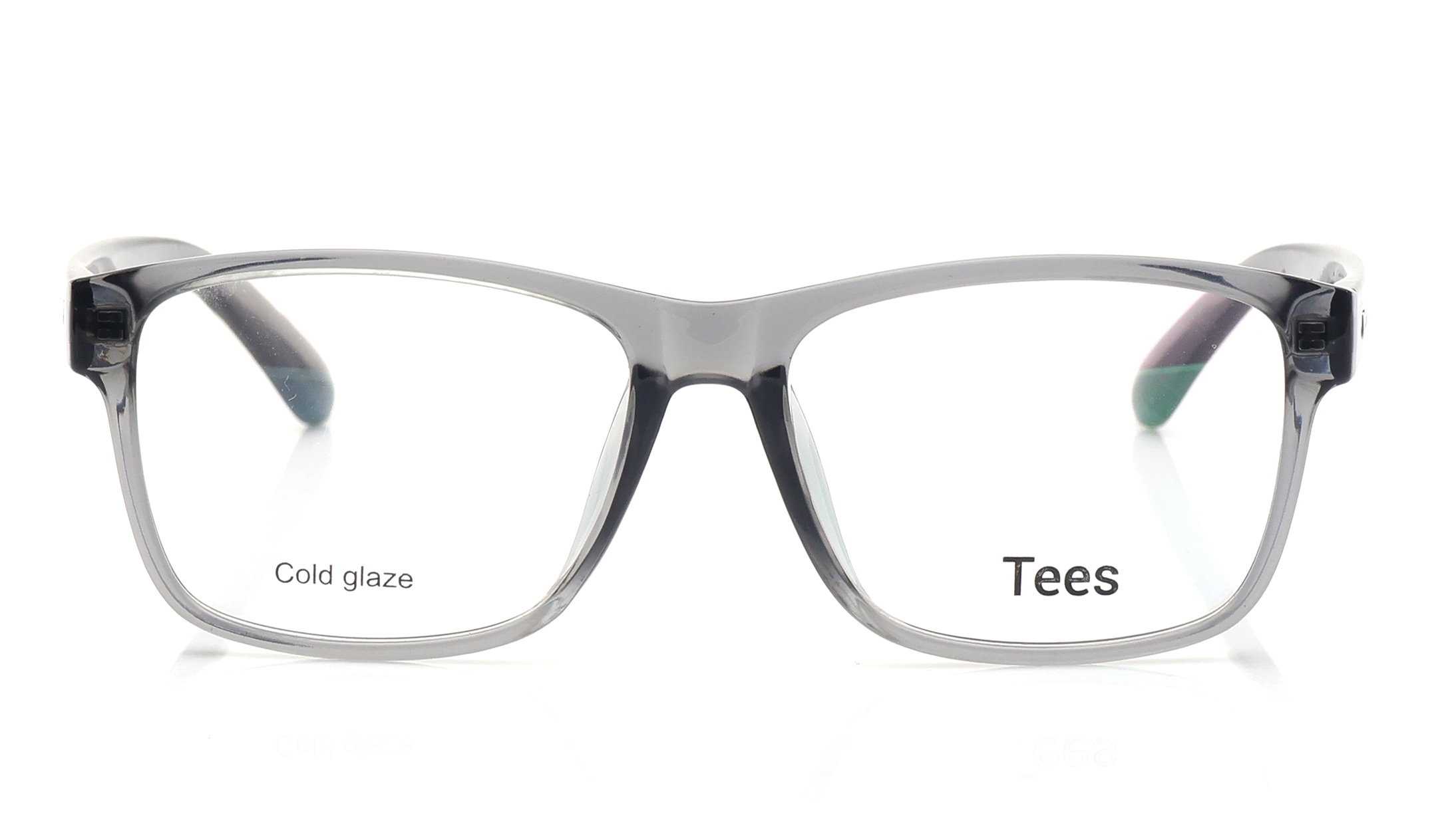 Image 1 of Grey Wayfarer Eyeglasses for Men and Women from Tees By Fastrack Available at Titan Eye+
