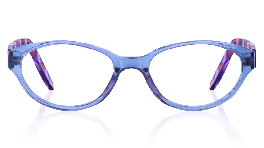 Image 1 of Blue Oval Eyeglasses for Women from Fastrack Available at Titan Eye+