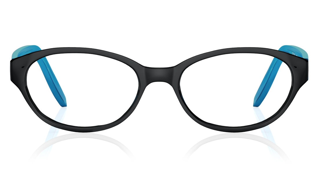 Image 1 of Black Oval Eyeglasses for Women from Fastrack Available at Titan Eye+