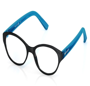 Image 2 of Black Oval Eyeglasses for Women from Fastrack Available at Titan Eye+