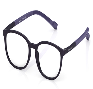 Image 2 of Purple Round Eyeglasses for Women from Fastrack Available at Titan Eye+