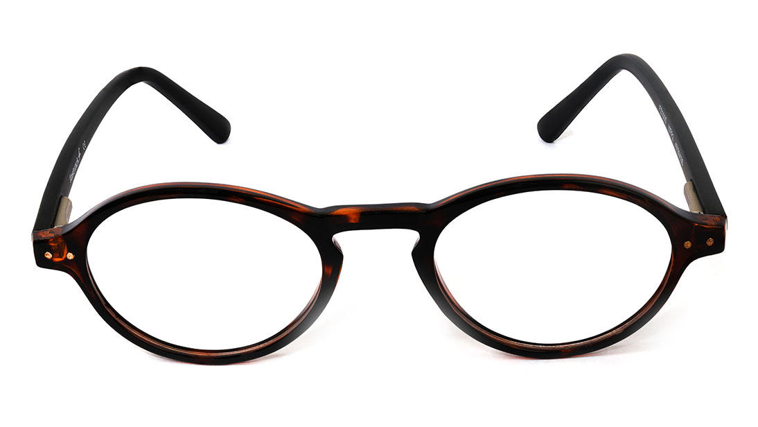 Image 1 of Havana Oval Eyeglasses for Men from Fastrack Available at Titan Eye+