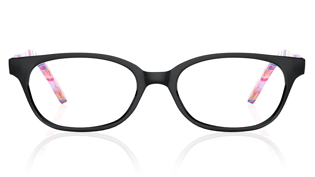 Image 1 of Black Wayfarer Eyeglasses for Men and Women from Fastrack Available at Titan Eye+