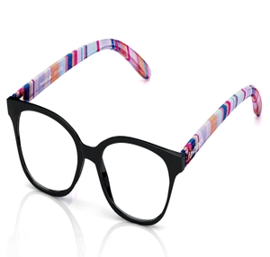 Image 2 of Black Wayfarer Eyeglasses for Men and Women from Fastrack Available at Titan Eye+