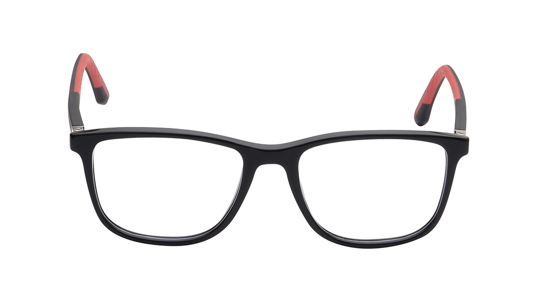 Image 1 of Black Wayfarer Eyeglasses for Kids from Dash Available at Titan Eye+