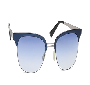 Image 2 of Blue Clubmaster Sunglasses for Women from Titan Available at Titan Eye+