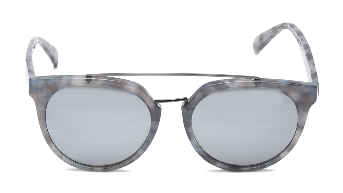 Image 1 of Silver Round Sunglasses for Women from Titan Available at Titan Eye+