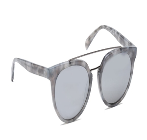 Image 2 of Silver Round Sunglasses for Women from Titan Available at Titan Eye+