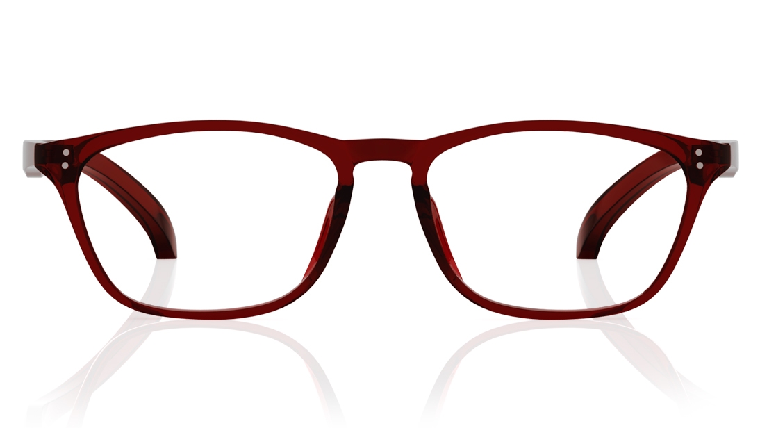 Image 1 of Red Rectangle Eyeglasses for Women from Titan Available at Titan Eye+