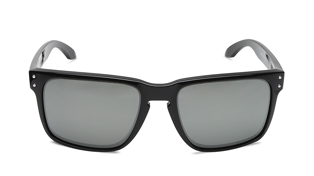 Image 1 of Grey Square Sunglasses for Men from Oakley Available at Titan Eye+