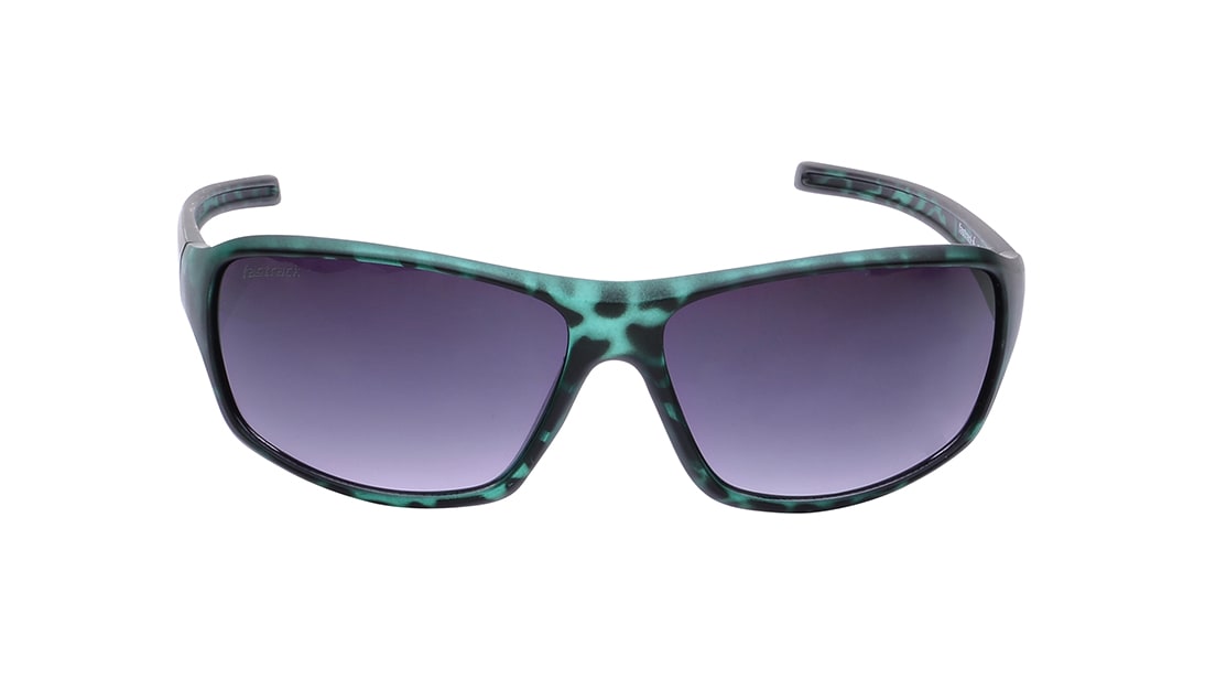 Image 1 of Purple Wraparound Sunglasses for Men from Fastrack Available at Titan Eye+
