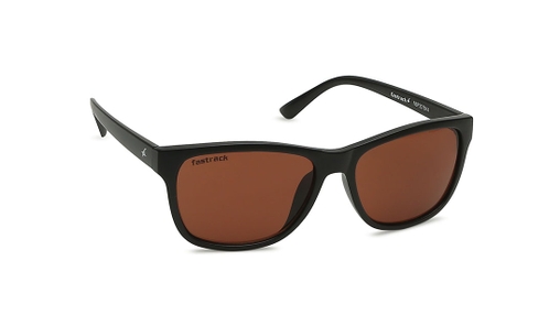 Image 2 of Brown Wayfarer Sunglasses for Men from Fastrack Available at Titan Eye+