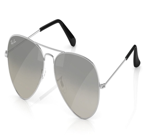 Image 2 of Grey Aviator Sunglasses for Men and Women from Rayban Available at Titan Eye+