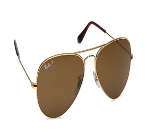 Image 2 of Brown Aviator Sunglasses for Men from Rayban Available at Titan Eye+