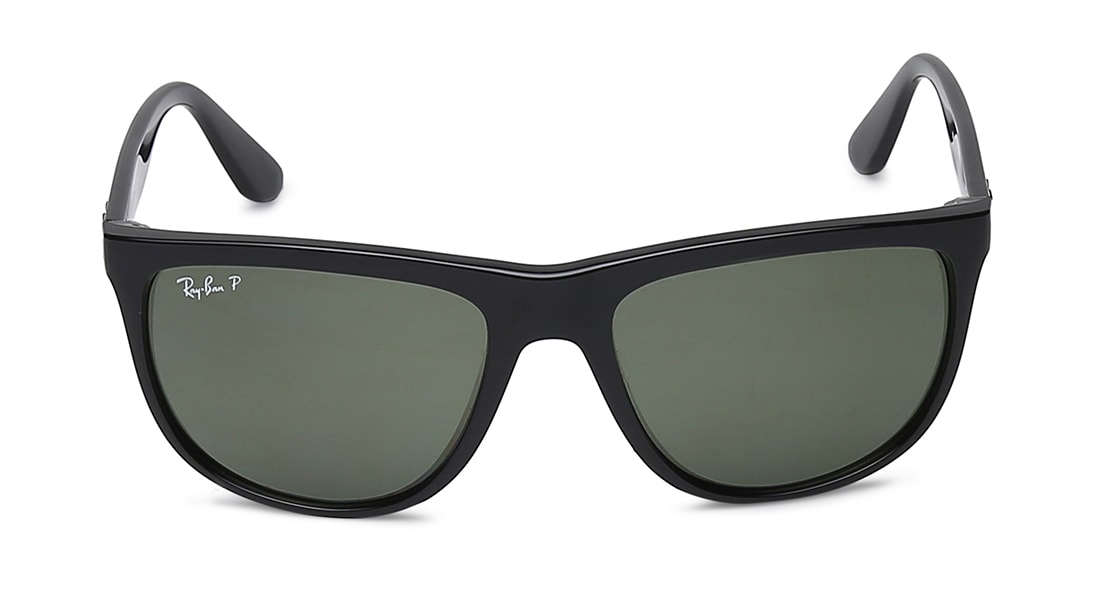 Image 1 of Green Wayfarer Sunglasses for Men and Women from Rayban Available at Titan Eye+