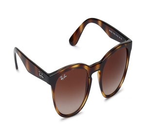 Image 2 of Brown Round Sunglasses for Men and Women from Rayban Available at Titan Eye+