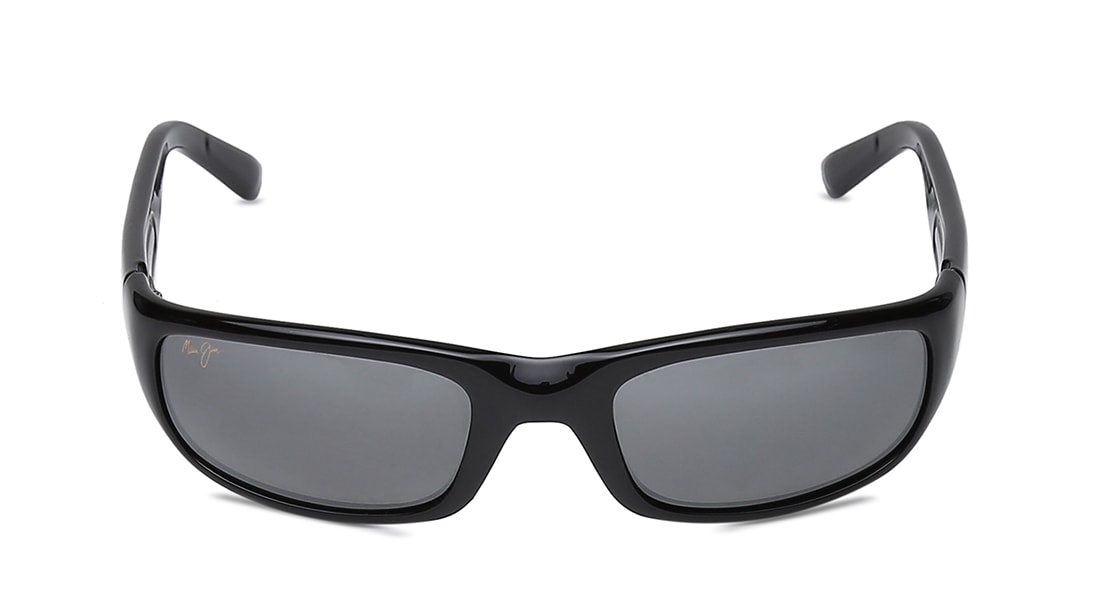 Image 1 of Grey Rectangle Polarized Sunglasses for Men and Women from Maui Jim Available at Titan Eye+