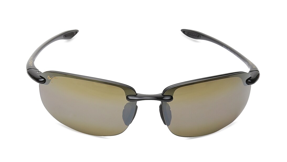 Image 1 of Brown Rectangle Polarized Sunglasses for Men and Women from Maui Jim Available at Titan Eye+