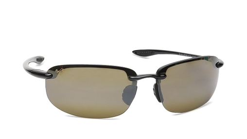 Image 2 of Brown Rectangle Polarized Sunglasses for Men and Women from Maui Jim Available at Titan Eye+