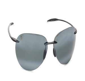 Image 2 of Grey Oval Polarized Sunglasses for Men and Women from Maui Jim Available at Titan Eye+
