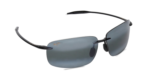 Image 2 of Grey Rectangle Polarized Sunglasses for Men and Women from Maui Jim Available at Titan Eye+